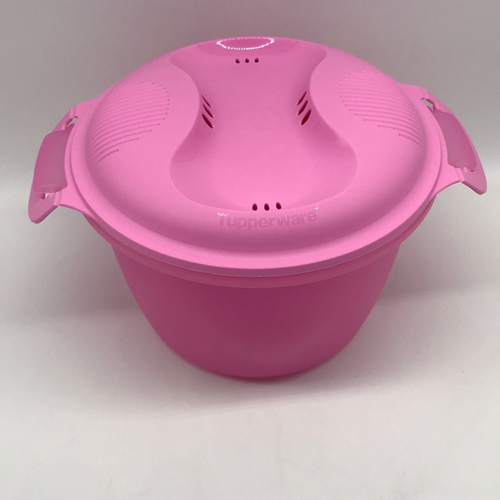 Tupperware Microwave Rice Cooker Pink Large - Picture 6 of 16